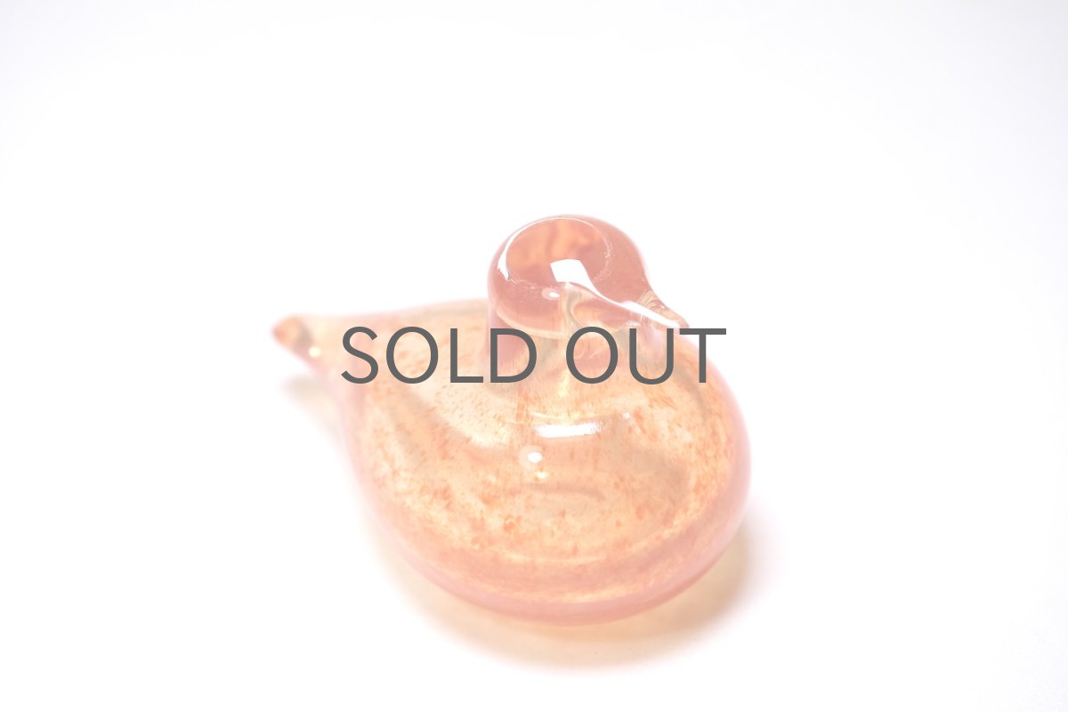 画像2: 北欧アートガラス/iittala/イッタラバード/Oiva Toikka/オイバトイッカ/Hippiainen/ヒッピアイネン/Golden-Crested Kinglet/オレンジ (2)