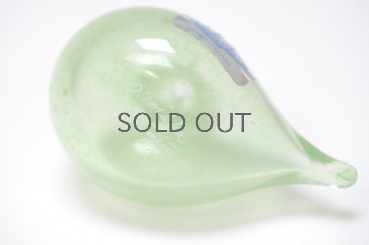 画像5: 北欧アートガラス/iittala/イッタラバード/Oiva Toikka/オイバトイッカ/Hippiainen/ヒッピアイネン/Golden-Crested Kinglet/ライムグリーン (5)