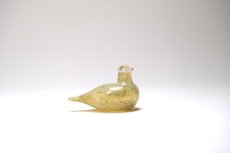 画像4: 北欧アートガラス/iittala/イッタラバード/Oiva Toikka/オイバトイッカ/Hippiainen/ヒッピアイネン/Golden-Crested Kinglet/ジンジャーカラー (4)