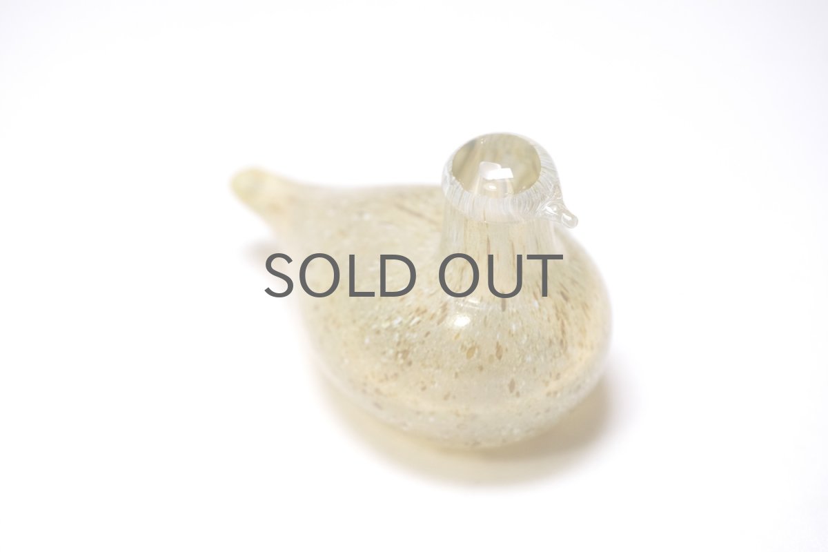 画像3: 北欧アートガラス/iittala/イッタラバード/Oiva Toikka/オイバトイッカ/Hippiainen/ヒッピアイネン/Golden-Crested Kinglet/ジンジャーカラー (3)