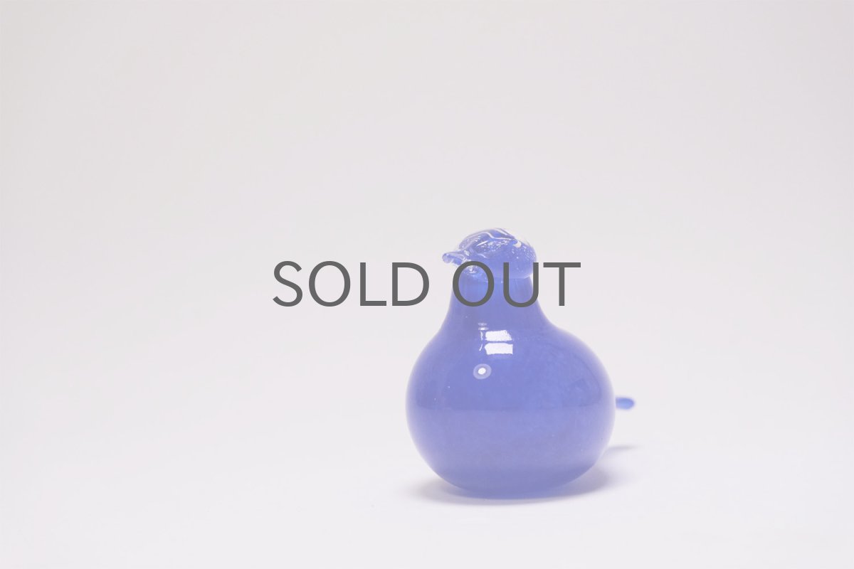 画像2: 北欧アートガラス/ビンテージガラス/Oiva Toikka/オイバ・トイッカ/イッタラ/Birds/バード/ブルー (2)