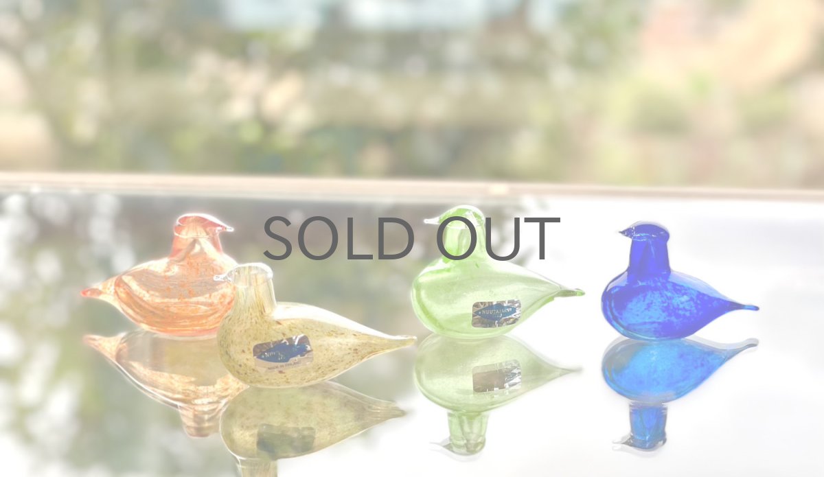 画像7: 北欧アートガラス/iittala/イッタラバード/Oiva Toikka/オイバトイッカ/Hippiainen/ヒッピアイネン/Golden-Crested Kinglet/ジンジャーカラー (7)