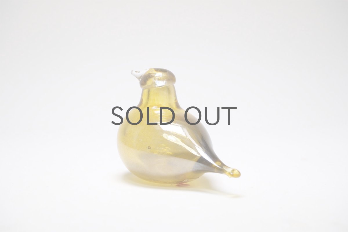 画像5: 北欧アートガラス/ビンテージガラス/Oiva Toikka/オイバ・トイッカ/イッタラ/Birds/バード/薄いイエローラスター (5)