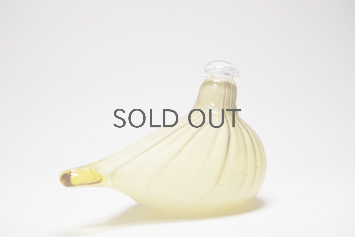 画像6: 北欧アートガラス/ビンテージガラス/Oiva Toikka/オイバ・トイッカ/Nuutajarvi/ヌータヤルヴィ/Plover/Lintu Sininen/1991-94年 (6)