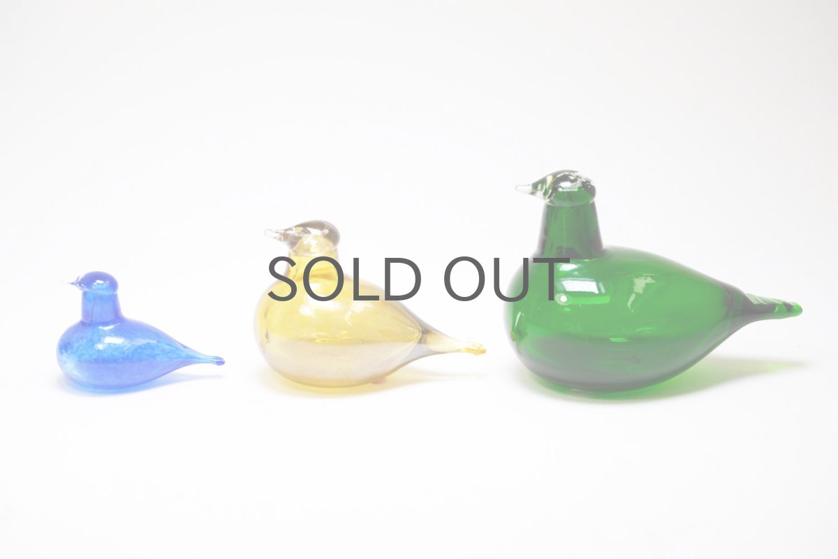 画像8: 北欧アートガラス/ビンテージガラス/Oiva Toikka/オイバ・トイッカ/イッタラ/Birds/バード/薄いイエローラスター (8)