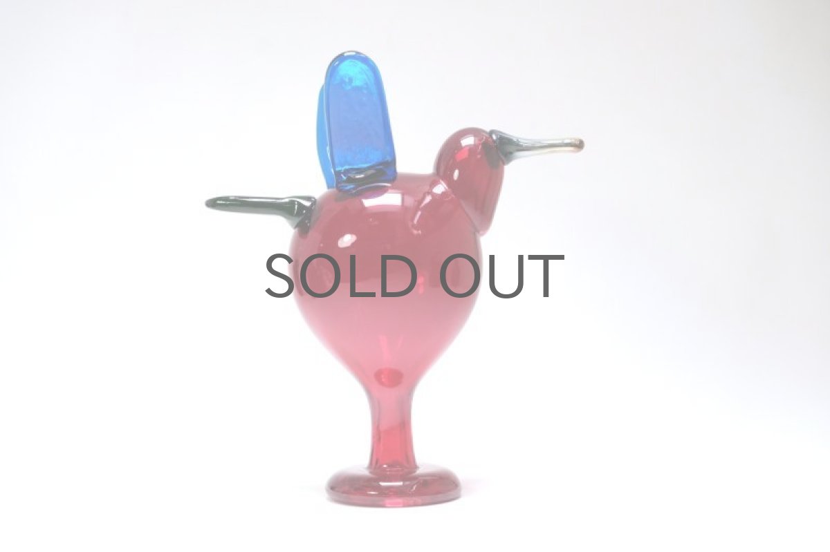 画像2: 北欧アートガラス/ビンテージガラス/Oiva Toikka/オイバ・トイッカ/Nuutajarvi/ヌータヤルヴィ/Catcher/Sieppari/シエッパリ (2)