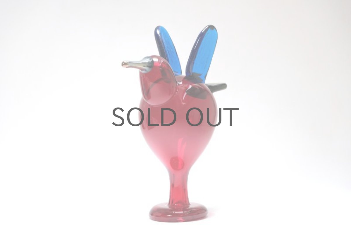 画像5: 北欧アートガラス/ビンテージガラス/Oiva Toikka/オイバ・トイッカ/Nuutajarvi/ヌータヤルヴィ/Catcher/Sieppari/シエッパリ (5)