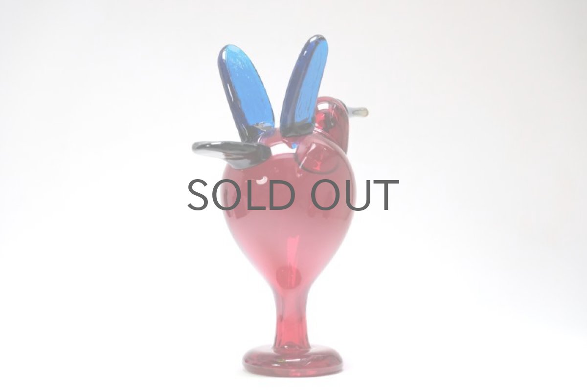 画像3: 北欧アートガラス/ビンテージガラス/Oiva Toikka/オイバ・トイッカ/Nuutajarvi/ヌータヤルヴィ/Catcher/Sieppari/シエッパリ (3)