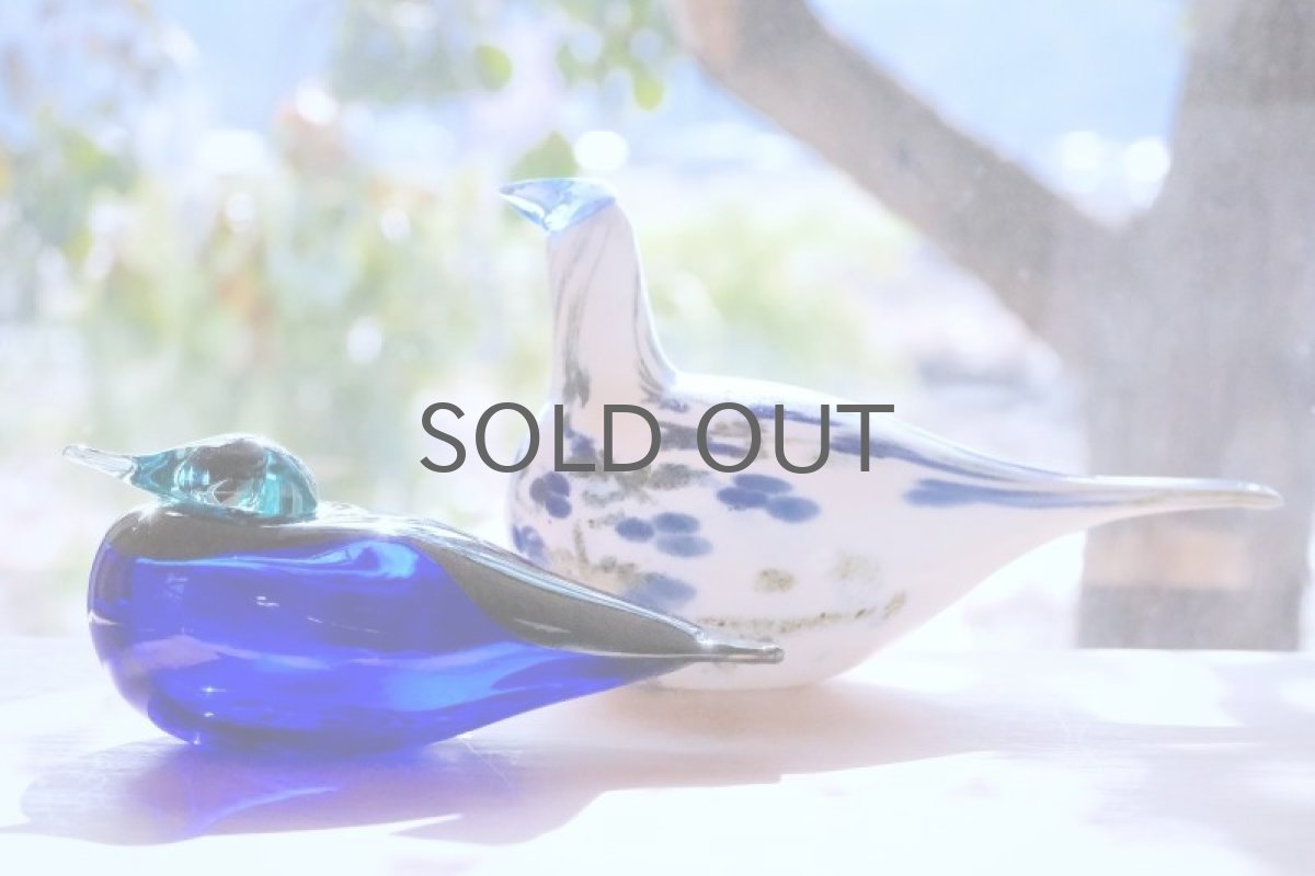 画像11: 北欧アートガラス/ビンテージガラス/Oiva Toikka/オイバ・トイッカ/Nuutajarv/ヌータヤルヴィ/Sinihaaka/Blue Eider/2005年/オランダ限定 (11)