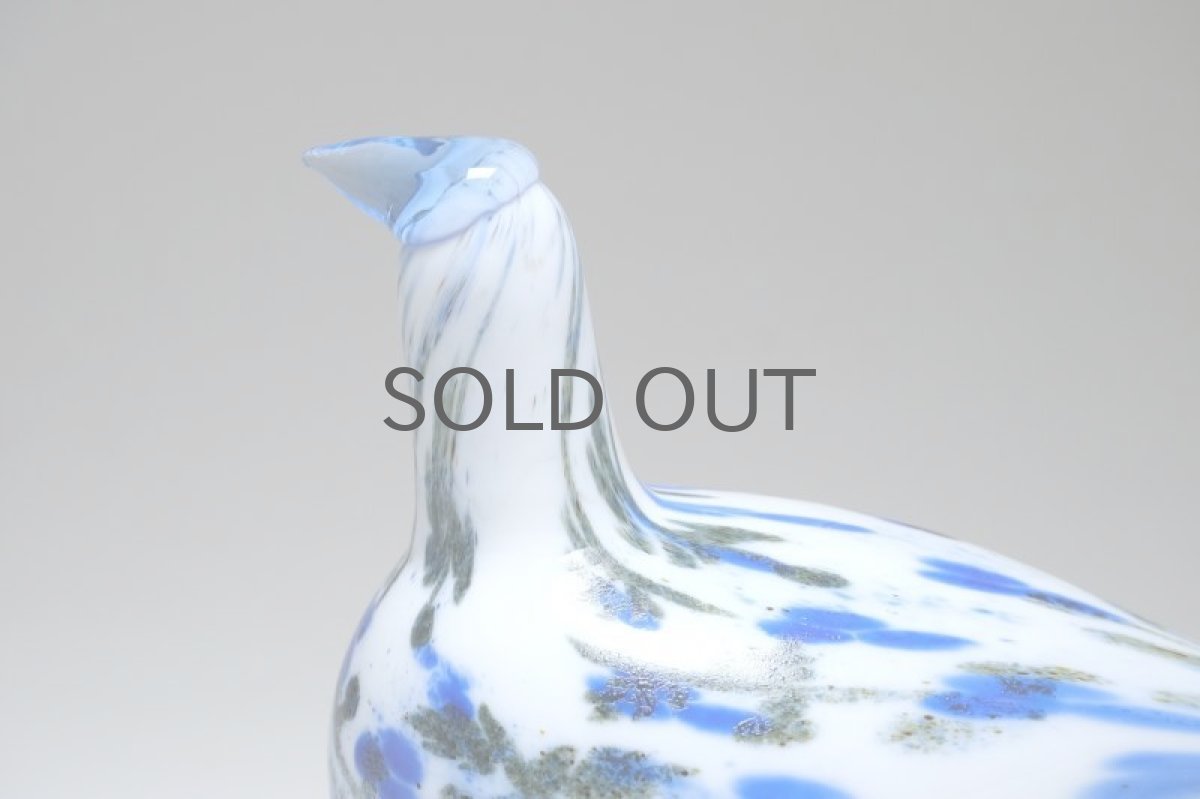 画像2: 北欧アートガラス/ビンテージガラス/Oiva Toikka/オイバ・トイッカ/Nuutajarv/ヌータヤルヴィ/フィンランド建国90周記念/2007年/Kyyhky Suomi 90v (2)