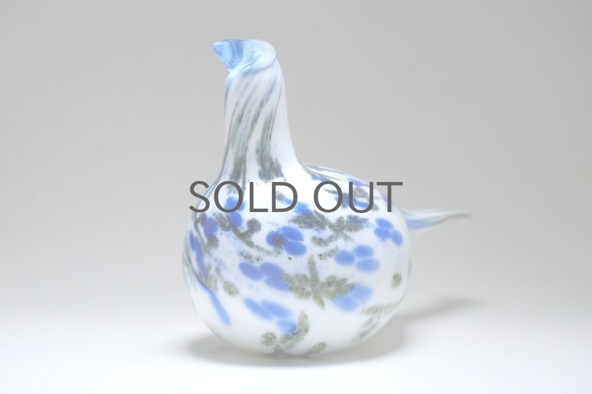 画像3: 北欧アートガラス/ビンテージガラス/Oiva Toikka/オイバ・トイッカ/Nuutajarv/ヌータヤルヴィ/フィンランド建国90周記念/2007年/Kyyhky Suomi 90v (3)