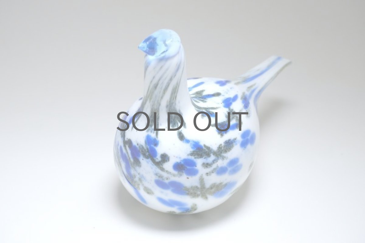 画像5: 北欧アートガラス/ビンテージガラス/Oiva Toikka/オイバ・トイッカ/Nuutajarv/ヌータヤルヴィ/フィンランド建国90周記念/2007年/Kyyhky Suomi 90v (5)