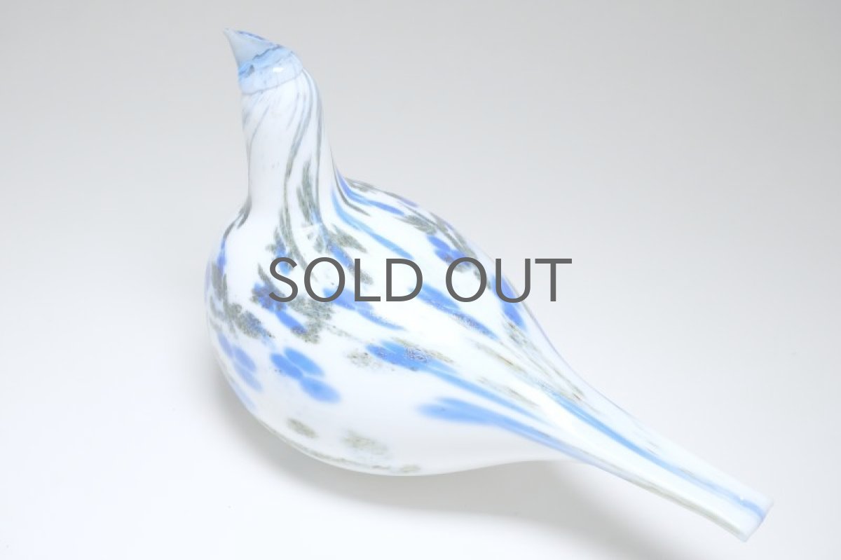 画像9: 北欧アートガラス/ビンテージガラス/Oiva Toikka/オイバ・トイッカ/Nuutajarv/ヌータヤルヴィ/フィンランド建国90周記念/2007年/Kyyhky Suomi 90v (9)