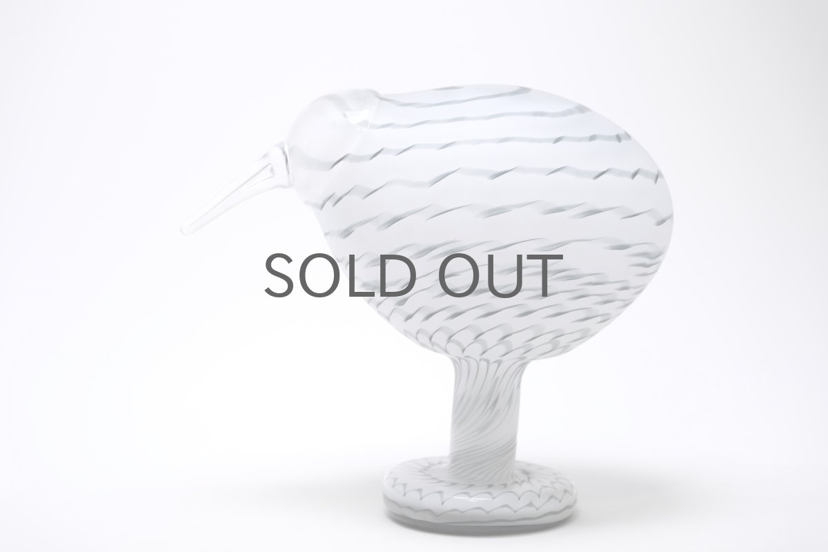 画像1: 北欧アートガラス/Oiva Toikka/オイバトイッカ/NUUTAJARVI/iittala/Birds/バード/Rantakiwi/Beach Kiwi (1)