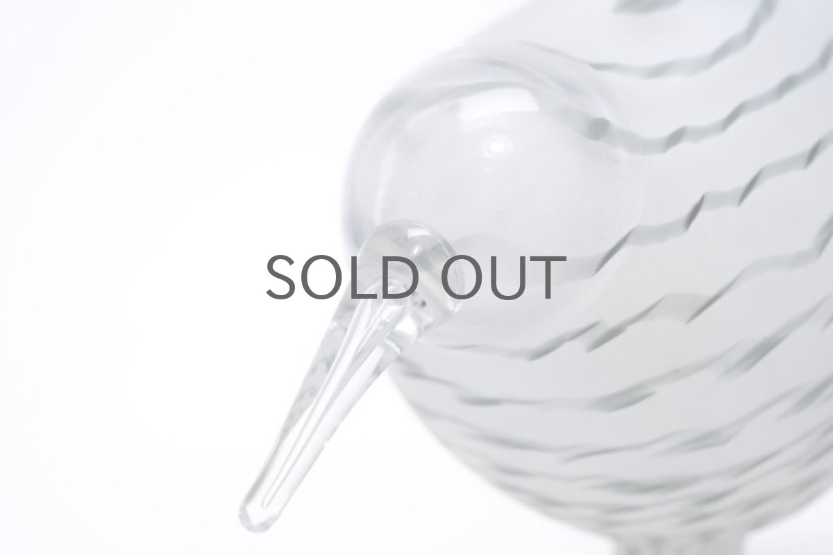 画像2: 北欧アートガラス/Oiva Toikka/オイバトイッカ/NUUTAJARVI/iittala/Birds/バード/Rantakiwi/Beach Kiwi (2)