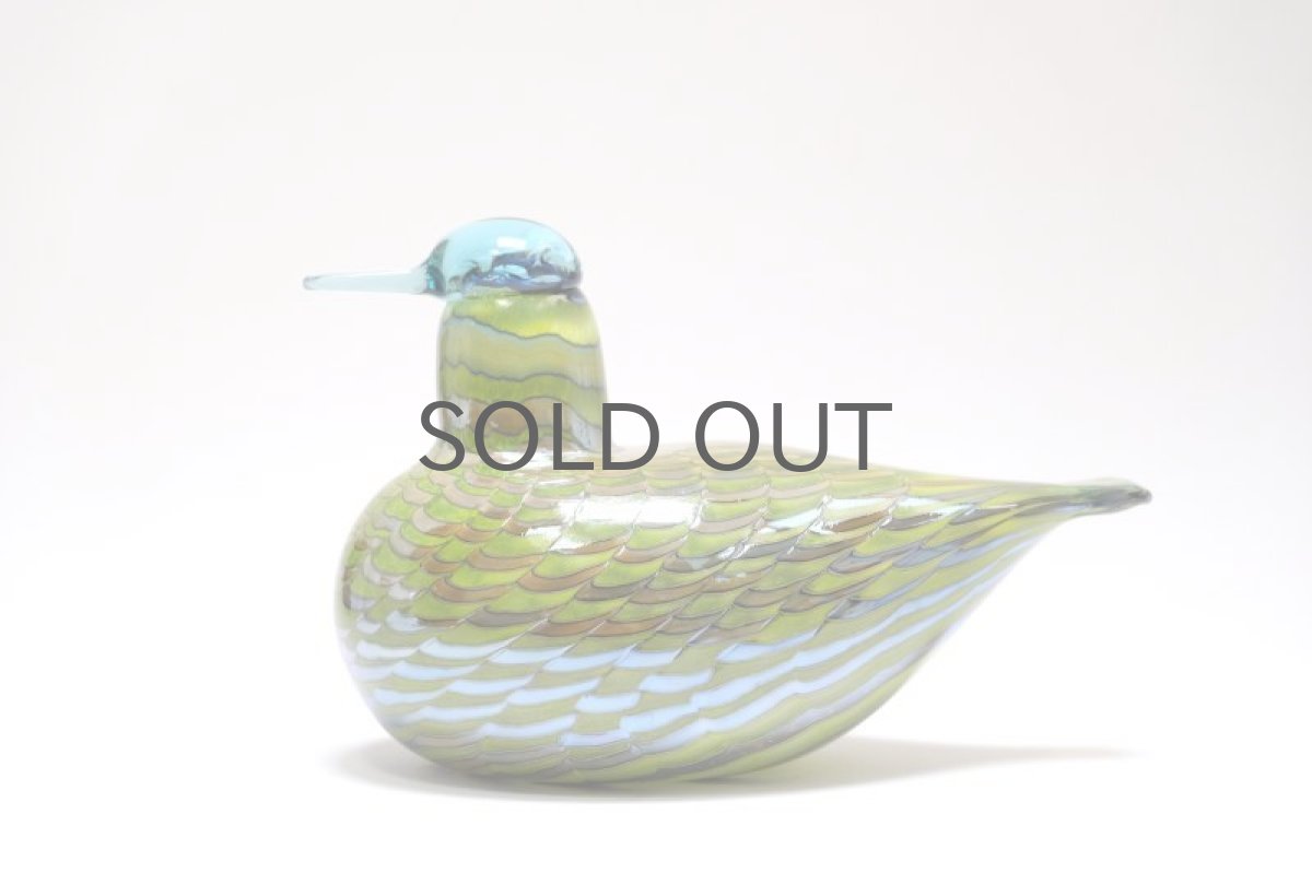 画像1: 北欧アートガラス/ビンテージガラス/Oiva Toikka/オイバ・トイッカ/iittala/イッタラ/Birds/バード/1999年/CommonTeal Female/お母さんカモ (1)