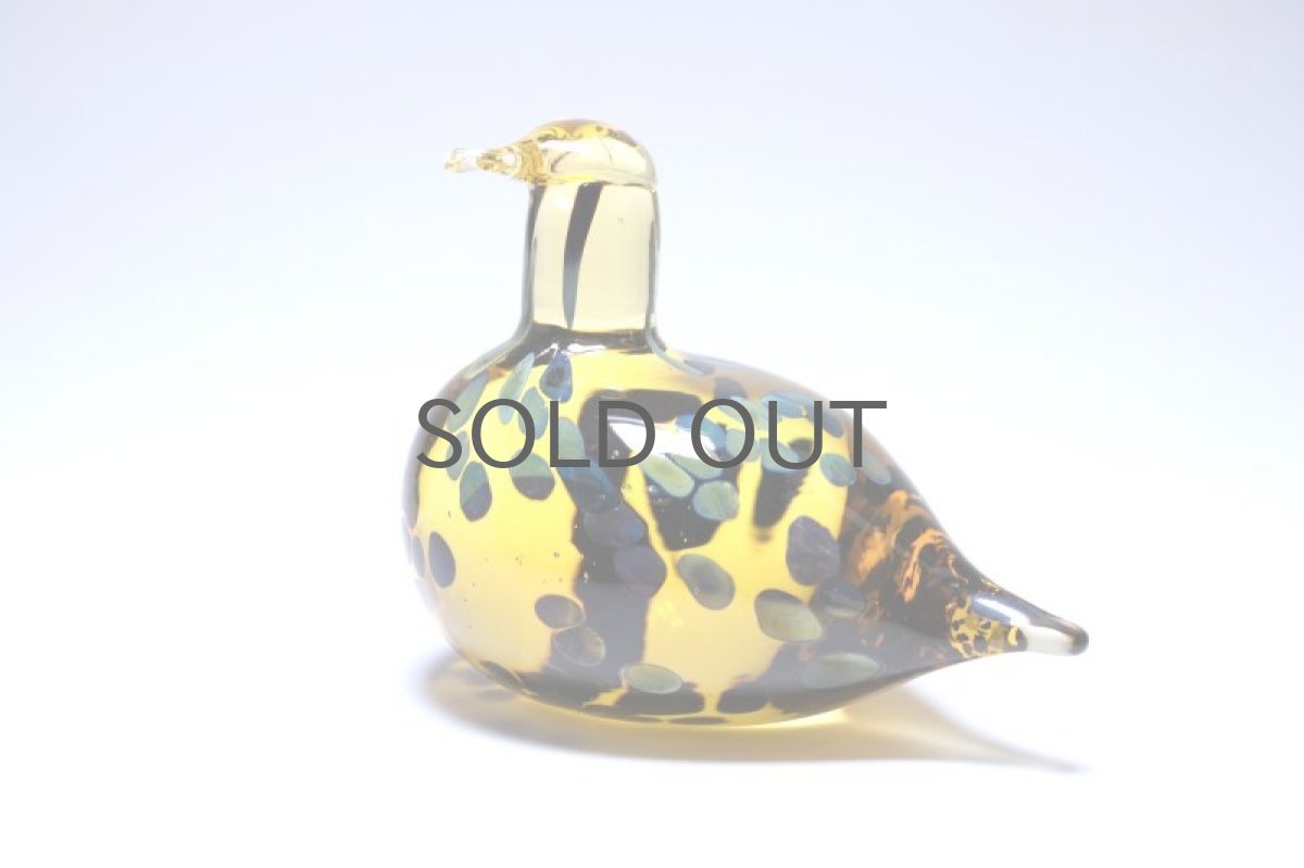 画像1: 北欧アートガラス/ビンテージガラス/Oiva Toikka/オイバ・トイッカ/iittala/イッタラ/Birds/バード/アメリカ輸出バード/イエロー (1)