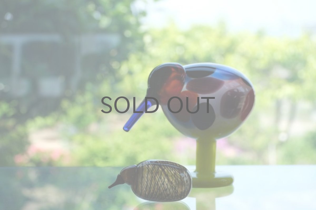 画像8: 北欧アートガラス/ビンテージガラス/Oiva Toikka/オイバ・トイッカ/iittala/イッタラ/Birds/バード/Pikkukiwi/Small Kiwi/スモールキウイ (8)