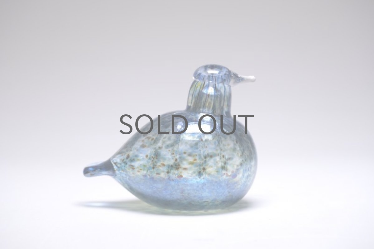 画像2: 北欧アートガラス/ビンテージガラス/Oiva Toikka/オイバ・トイッカ/iittala/イッタラ/Birds/バード/1989年/ラスターブルー (2)