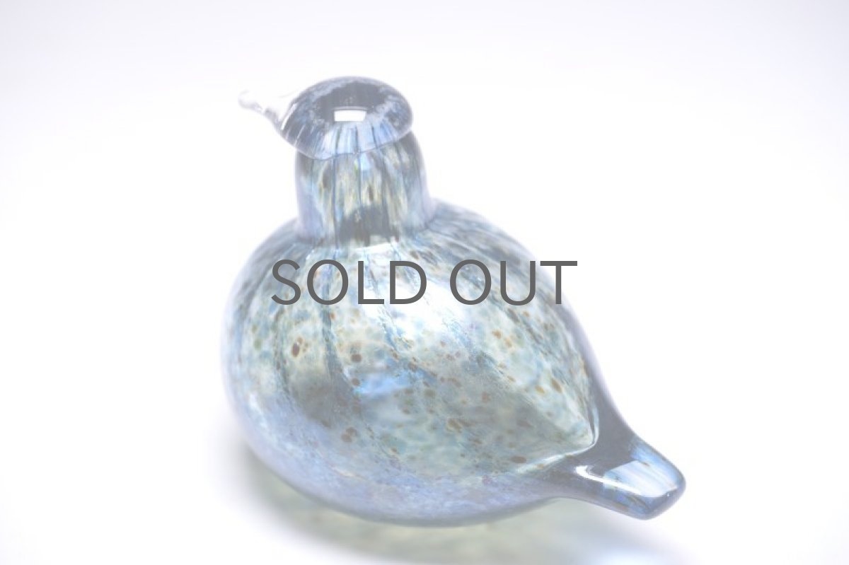 画像3: 北欧アートガラス/ビンテージガラス/Oiva Toikka/オイバ・トイッカ/iittala/イッタラ/Birds/バード/1989年/ラスターブルー (3)