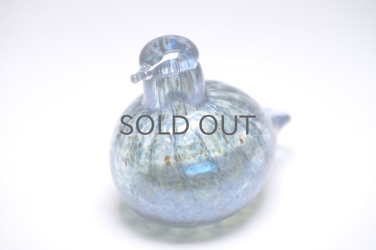 画像4: 北欧アートガラス/ビンテージガラス/Oiva Toikka/オイバ・トイッカ/iittala/イッタラ/Birds/バード/1989年/ラスターブルー (4)
