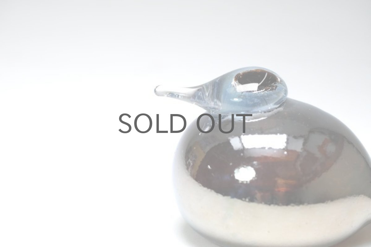 画像2: 北欧アートガラス/ビンテージガラス/Oiva Toikka/オイバ・トイッカ/Nuutajarvi/ヌータヤルヴィ/Birds/バード/kuukunen/Puffball/パフボール/ラスター (2)