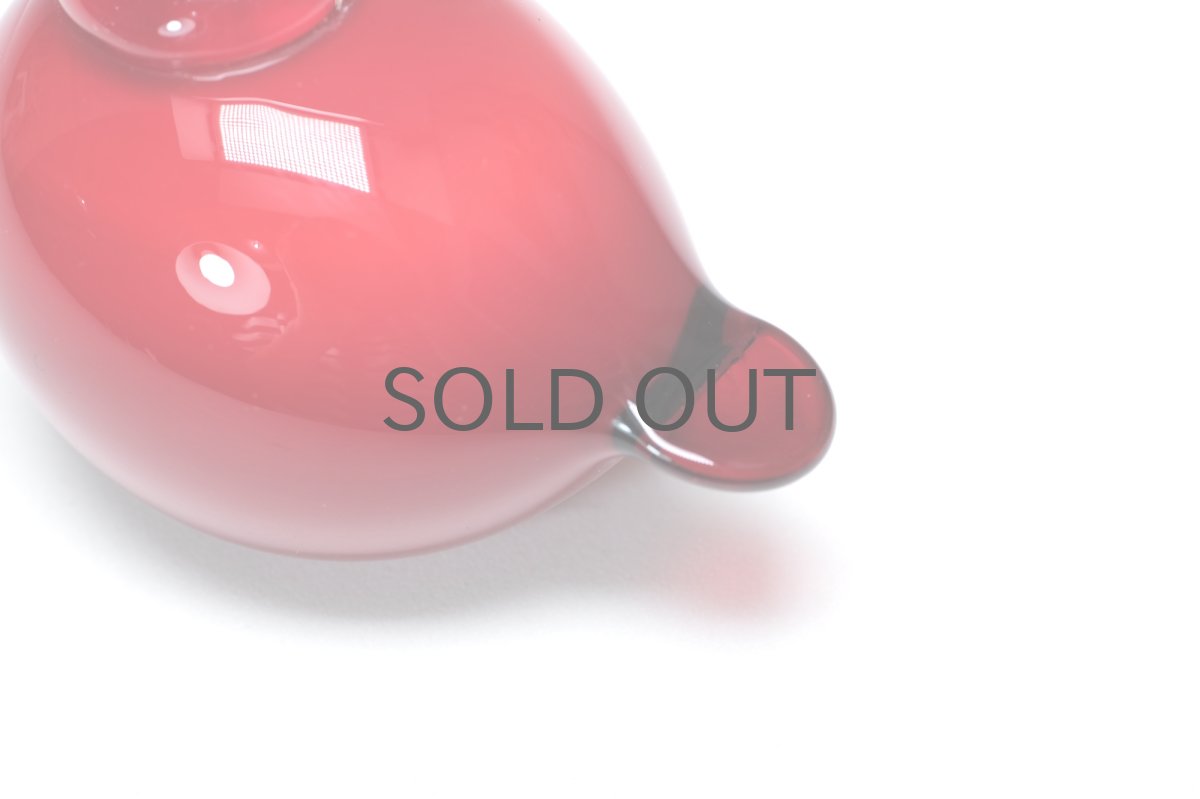 画像6: 北欧アートガラス/ビンテージガラス/Oiva Toikka/オイバ・トイッカ/Nuutajarvi/ヌータヤルヴィ/Birds/バード/kuukunen/Puffball/パフボール/レッド/箱付き (6)