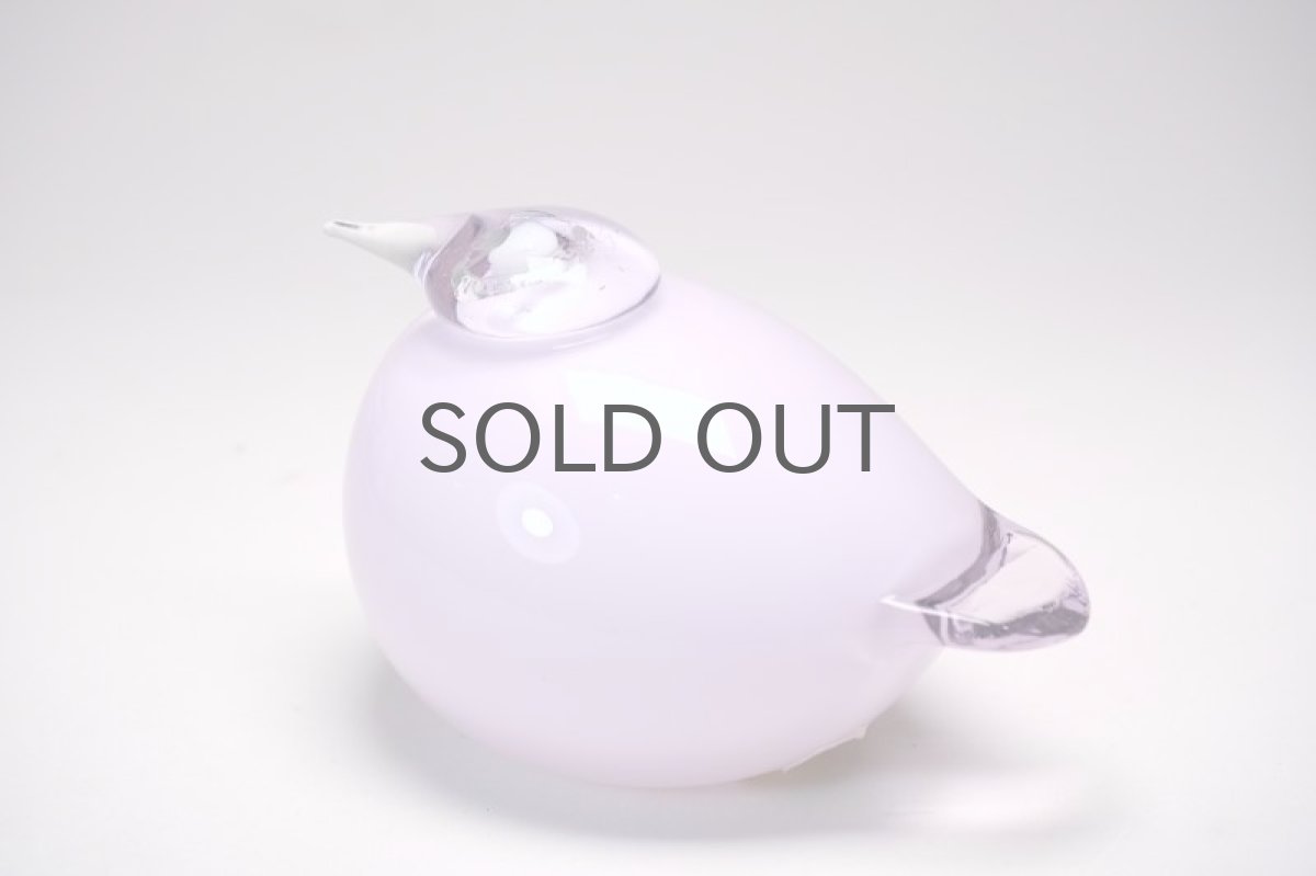 画像3: 北欧アートガラス/ビンテージガラス/Oiva Toikka/オイバ・トイッカ/iittala/イッタラ/Birds/バード/Kuulas/クーラス/ペールピンク/2019年/箱付き (3)