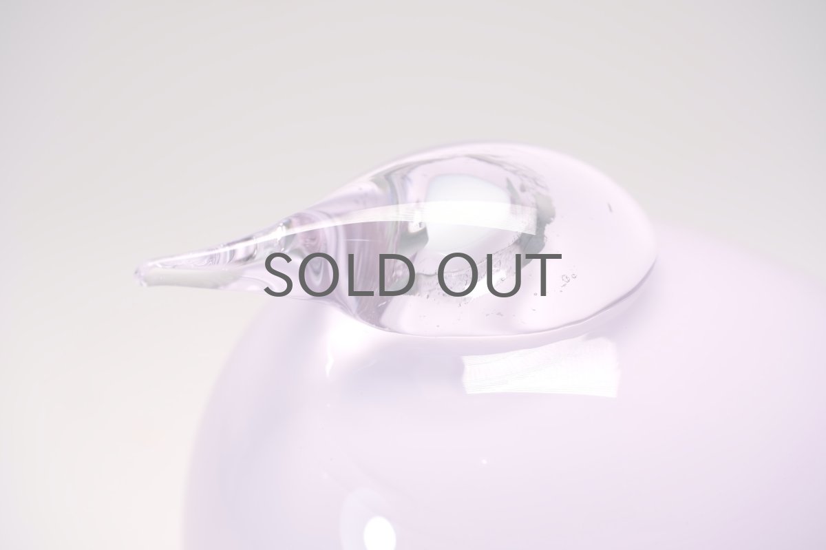 画像2: 北欧アートガラス/ビンテージガラス/Oiva Toikka/オイバ・トイッカ/iittala/イッタラ/Birds/バード/Kuulas/クーラス/ペールピンク/2019年/箱付き (2)