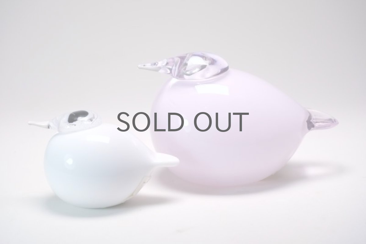 画像8: 北欧アートガラス/ビンテージガラス/Oiva Toikka/オイバ・トイッカ/iittala/イッタラ/Birds/バード/Kuulas/クーラス/ペールピンク/2019年/箱付き (8)