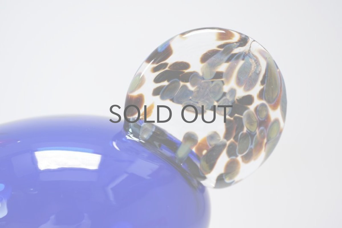 画像3: 北欧アートガラス/ビンテージガラス/Oiva Toikka/オイバ・トイッカ/Nuutajarv/ヌータヤルヴィ/Birds/バード/Juhlkukko/Rooster/ユフラクッコ/ルースター/ブルー (3)