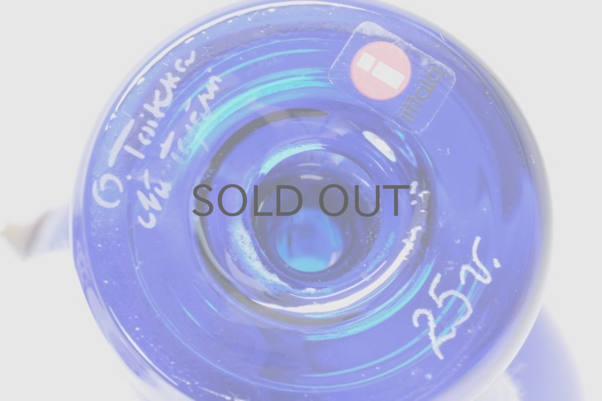 画像8: 北欧アートガラス/ビンテージガラス/Oiva Toikka/オイバ・トイッカ/Nuutajarv/ヌータヤルヴィ/Birds/バード/Juhlkukko/Rooster/ユフラクッコ/ルースター/ブルー (8)