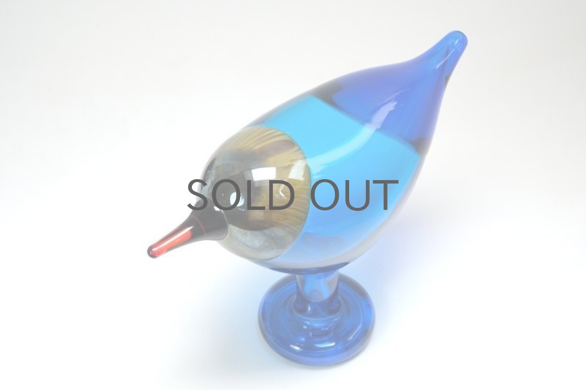 画像7: 北欧アートガラス/ビンテージガラス/Oiva Toikka/オイバ・トイッカ/Nuutajarvi/Birds/バード/Mustanokka/SSKK 2002年 (7)