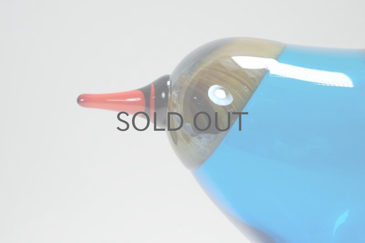 画像2: 北欧アートガラス/ビンテージガラス/Oiva Toikka/オイバ・トイッカ/Nuutajarvi/Birds/バード/Mustanokka/SSKK 2002年 (2)