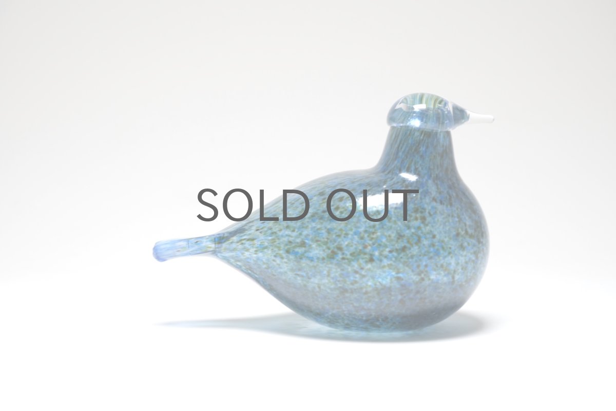 画像5: 北欧アートガラス/ビンテージガラス/Oiva Toikka/オイバ・トイッカ/Birds/バード/Nuutajarv/ヌータヤルヴィ/little turn/リトルターン/コアジサシ/斑点ダークブルー (5)