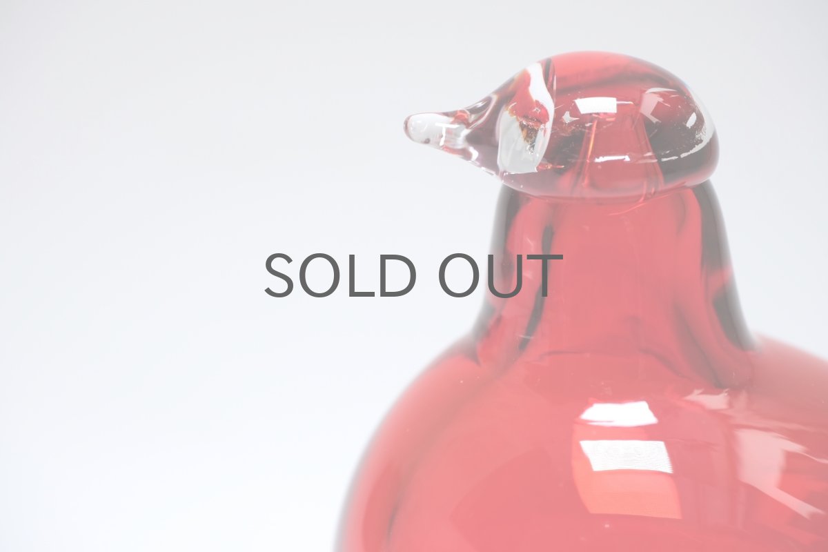 画像3: 北欧アートガラス/ビンテージガラス/Oiva Toikka/オイバ・トイッカ/Birds/バード/Nuutajarv/ヌータヤルヴィ/little turn/リトルターン/コアジサシ/ヌータヤルヴィレッド (3)