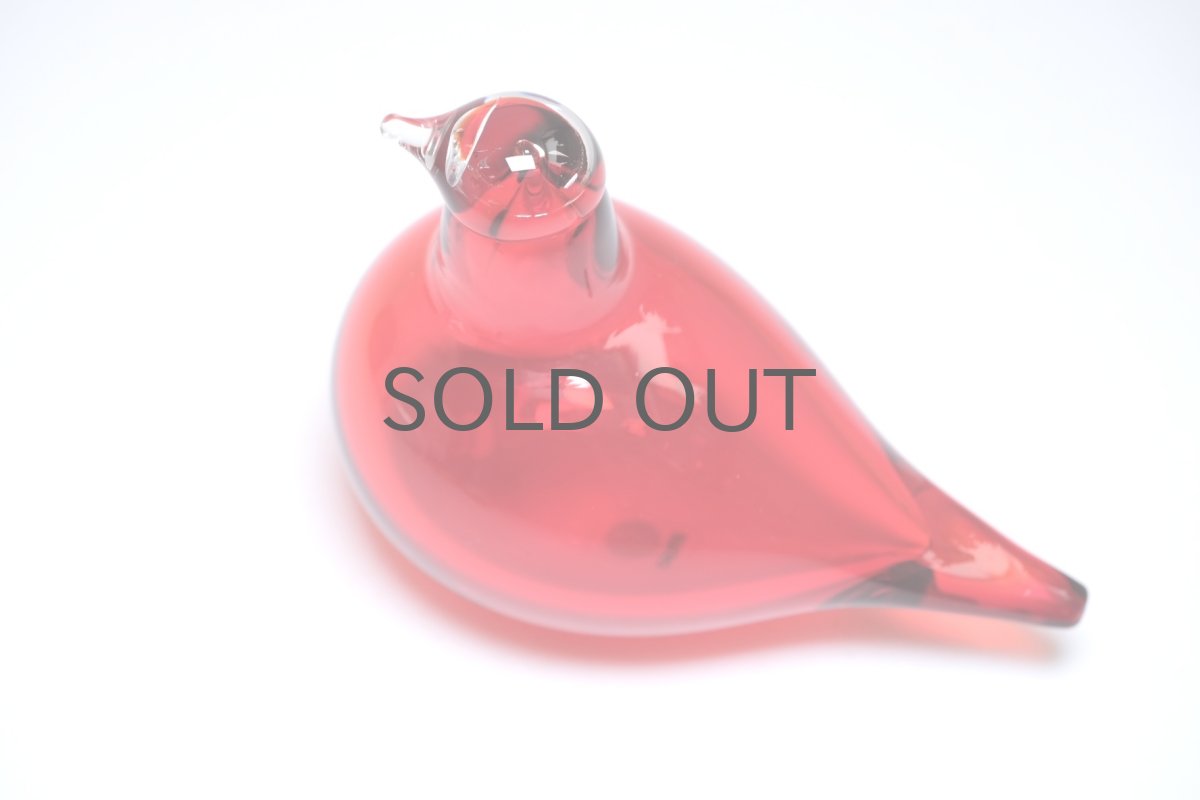 画像5: 北欧アートガラス/ビンテージガラス/Oiva Toikka/オイバ・トイッカ/Birds/バード/Nuutajarv/ヌータヤルヴィ/little turn/リトルターン/コアジサシ/ヌータヤルヴィレッド (5)