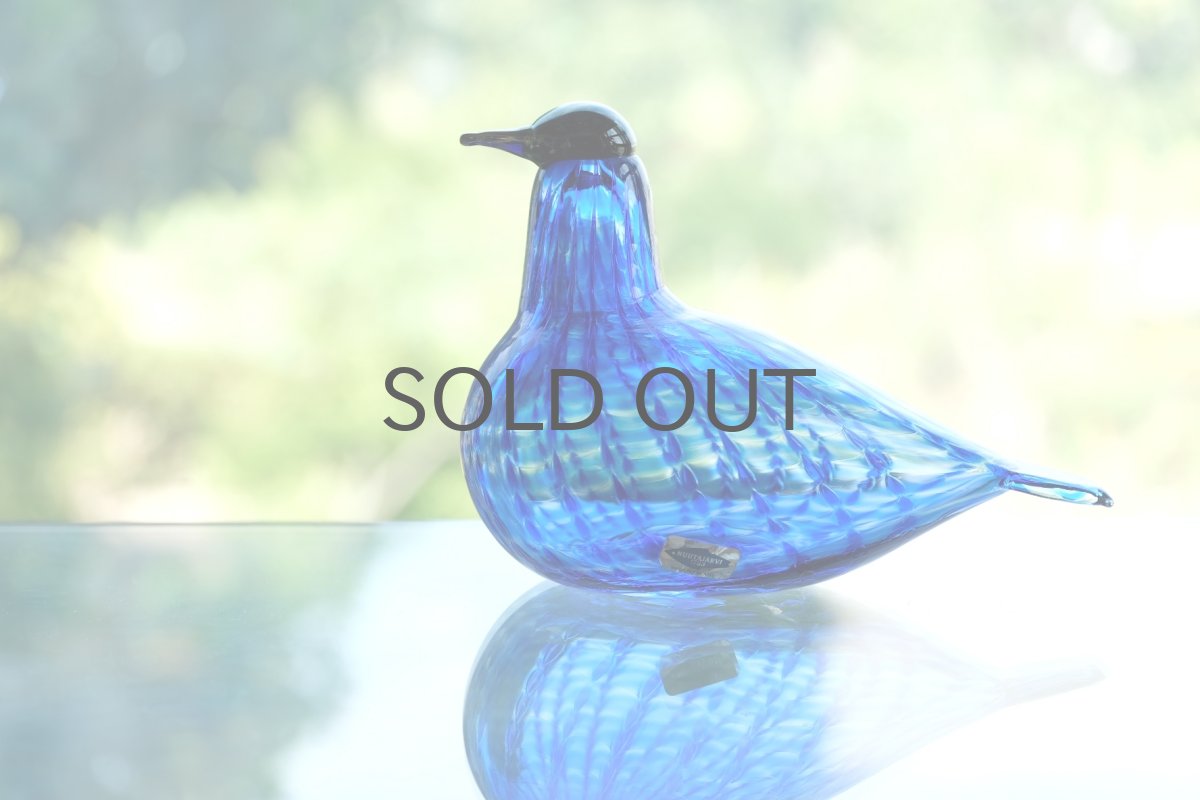 画像11: 北欧アートガラス/ビンテージガラス/Oiva Toikka/オイバ・トイッカ/Nuutajarvi/スペシャルバード/Sinikyyhky/Jorvin Sairaala/1990年 (11)
