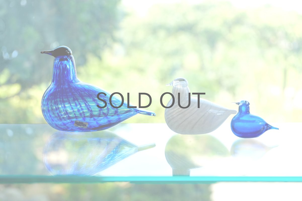 画像12: 北欧アートガラス/ビンテージガラス/Oiva Toikka/オイバ・トイッカ/Nuutajarvi/スペシャルバード/Sinikyyhky/Jorvin Sairaala/1990年 (12)