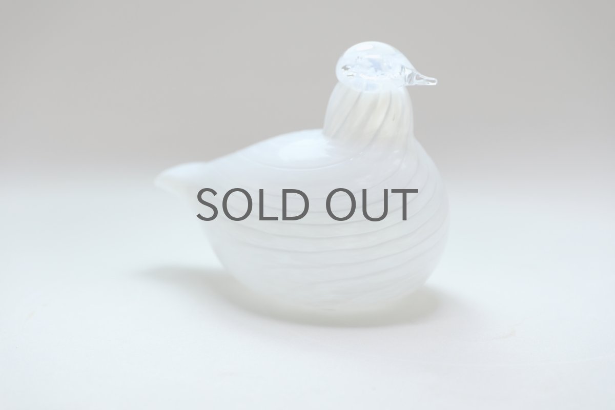 画像4: 北欧アートガラス/Nuutajarvi/ヌータヤルヴィ/Oiva Toikka/オイバトイッカ/Nuutajarvi/ヌータヤルヴィ/2002年/Riekon Poikanen/Baby willow grouse (4)