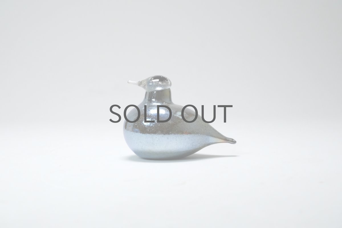 画像1: 北欧アートガラス/iittala/イッタラバード/Oiva Toikka/オイバトイッカ/Hippiainen/ヒッピアイネン/Golden-Crested Kinglet/ラスター (1)