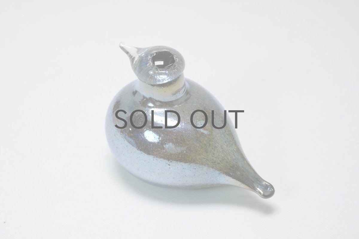 画像3: 北欧アートガラス/iittala/イッタラバード/Oiva Toikka/オイバトイッカ/Hippiainen/ヒッピアイネン/Golden-Crested Kinglet/ラスター (3)