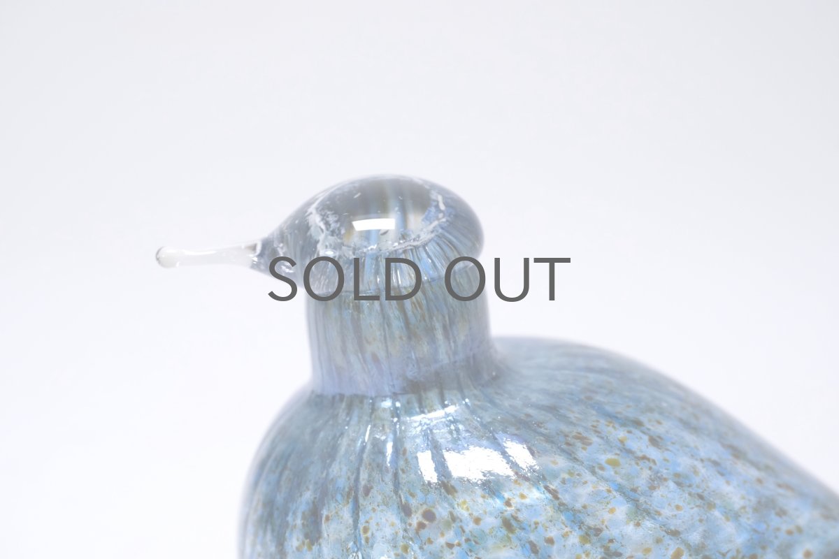 画像2: 北欧アートガラス/ビンテージガラス/Oiva Toikka/オイバ・トイッカ/iittala/イッタラ/Birds/バード/1990年/ラスターブルー (2)