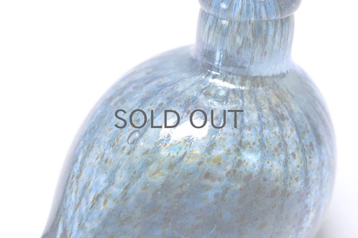 画像5: 北欧アートガラス/ビンテージガラス/Oiva Toikka/オイバ・トイッカ/iittala/イッタラ/Birds/バード/1990年/ラスターブルー (5)