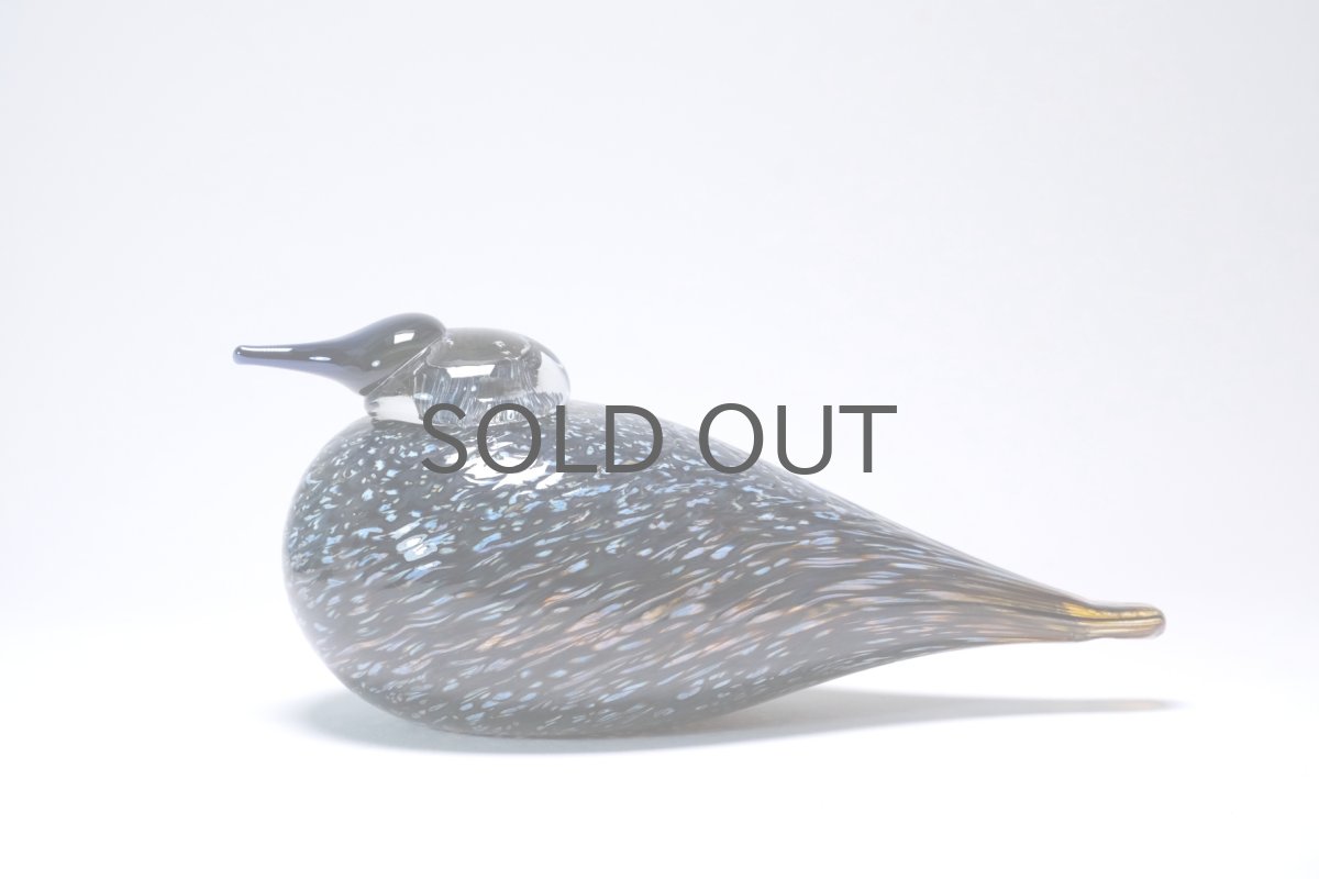 画像1: 北欧アートガラス/ビンテージガラス/Oiva Toikka/オイバ・トイッカ/Nuutajarvi/Spotted Crake/2001-14 (1)