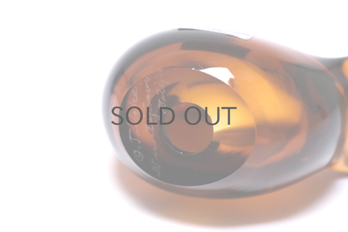 画像7: 北欧アートガラス/ビンテージガラス/Oiva Toikka/オイバ・トイッカ/Nuutajarvi/ヌータヤルヴィ/Sieppo/シエッポ/1972年初期/ブラウン✕クリア/No.2 (7)