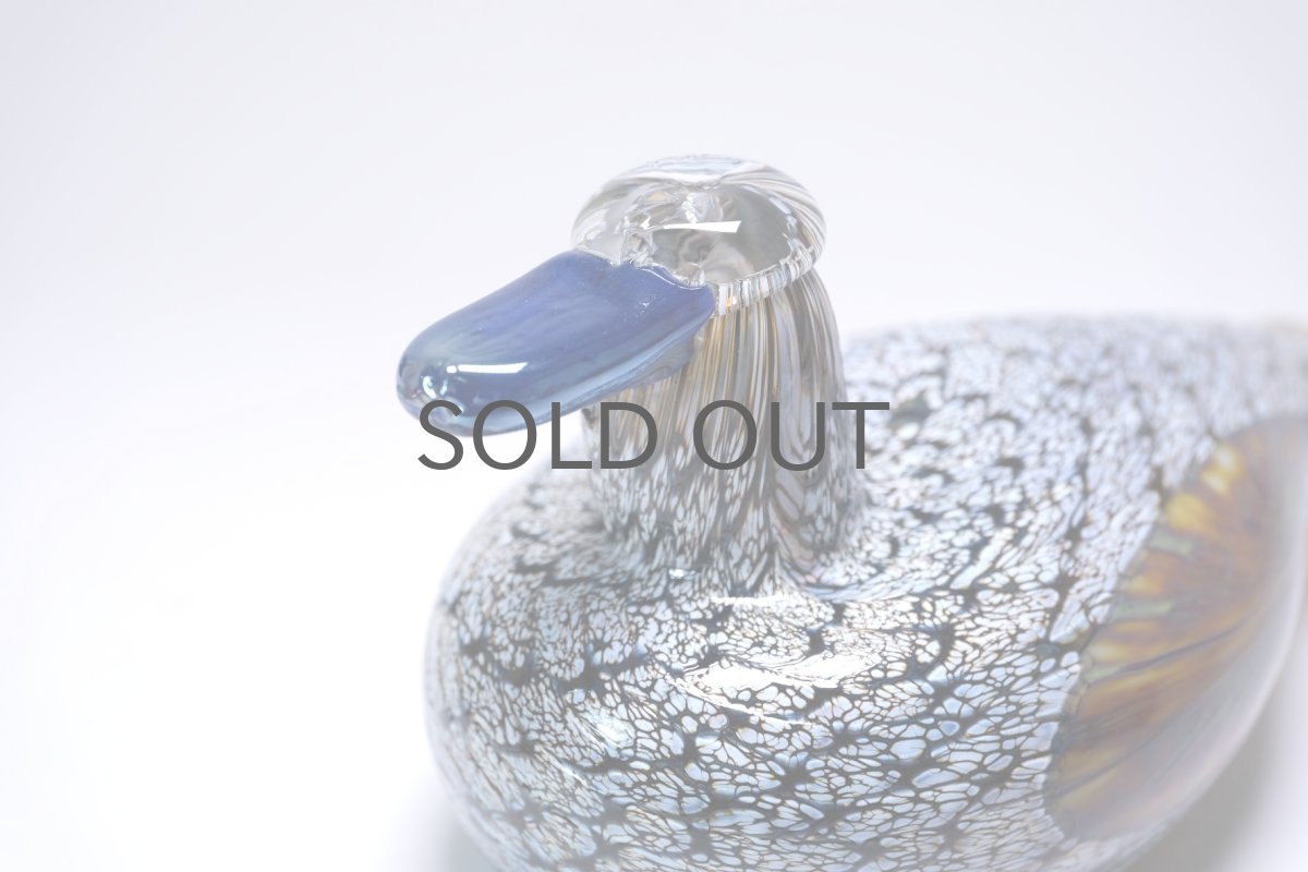 画像2: 北欧アートガラス/ビンテージガラス/Oiva Toikka/オイバ・トイッカ/iittala/イッタラ/Birds/バード/1994年/Female Duck/Sorsanaaras/フェメイルダッグ (2)