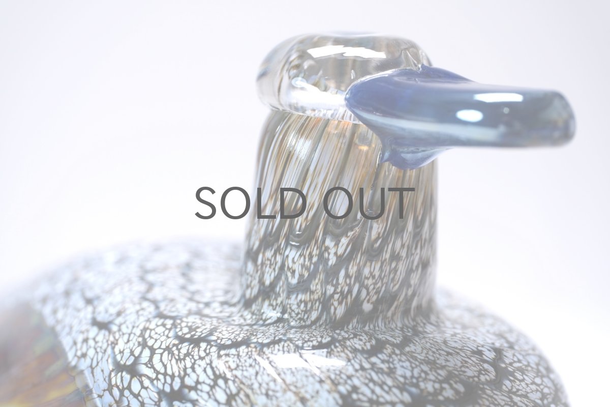 画像4: 北欧アートガラス/ビンテージガラス/Oiva Toikka/オイバ・トイッカ/iittala/イッタラ/Birds/バード/1994年/Female Duck/Sorsanaaras/フェメイルダッグ (4)