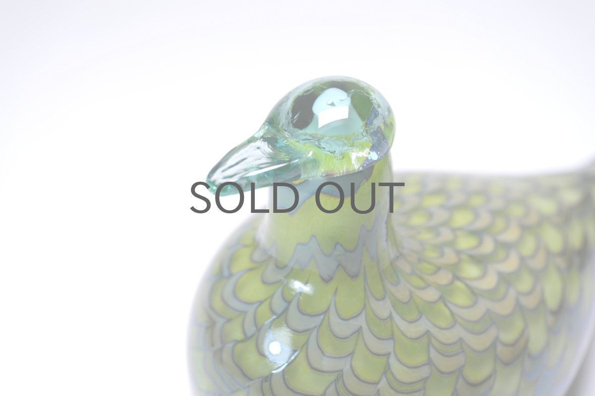 画像2: 北欧アートガラス/ビンテージガラス/Oiva Toikka/オイバ・トイッカ/iittala/イッタラ/Birds/バード/1999年/CommonTeal Female/お母さんカモ (2)