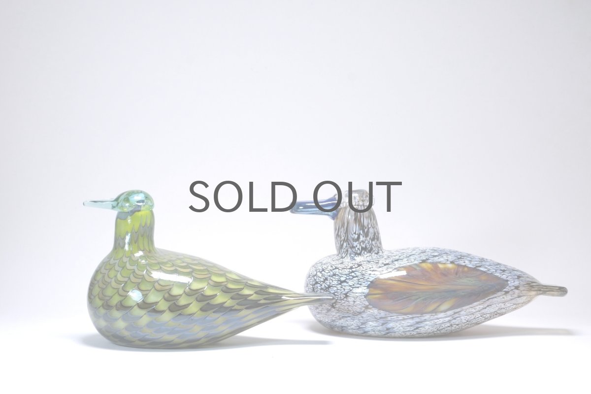 画像9: 北欧アートガラス/ビンテージガラス/Oiva Toikka/オイバ・トイッカ/iittala/イッタラ/Birds/バード/1994年/Female Duck/Sorsanaaras/フェメイルダッグ (9)